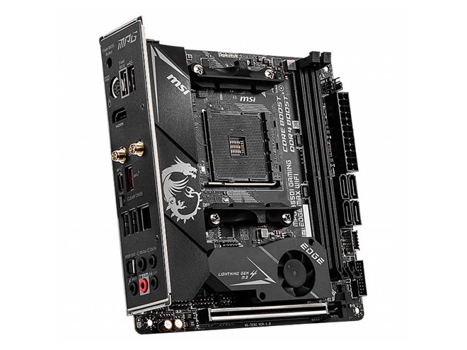 MSI、Mini ITXを採用したゲーミングマザー「MPG B550I GAMING EDGE MAX