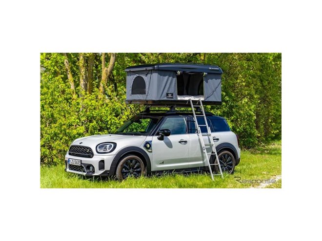 MINIの電動2車種、純正ルーフテントを欧州設定…環境に配慮した