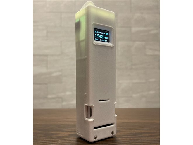 CO2濃度を測定、換気のタイミングを知らせる「ハンディ換気チェッカー2