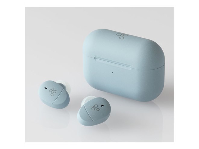 絶版 ag AG-TWS08RBU BLUE ag、片側3.5gの“シリーズ最軽量”完全ワイヤレスイヤホン「COTSUBU（こ