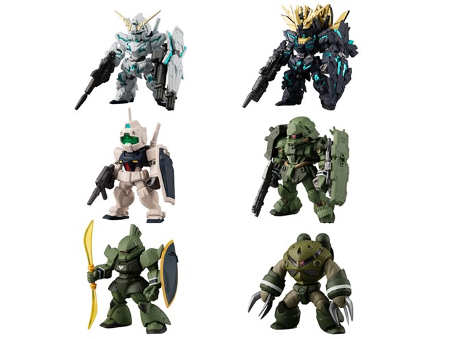 機動戦士ガンダム UC系 5種セット ガンダム コンバージ [匿名発送] 機動戦士ガンダムUC」5周年記念の特別食玩が登場、ユニコーンガンダム