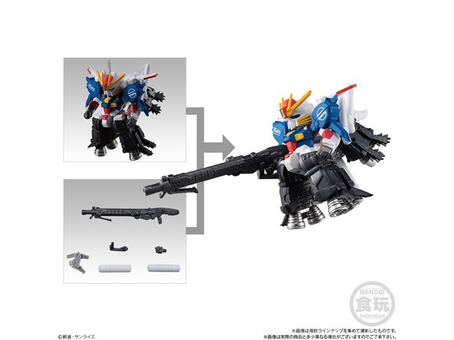990円、「FW GUNDAM CONVERGE」重武装・大型MSセット第2弾が一般販売へ
