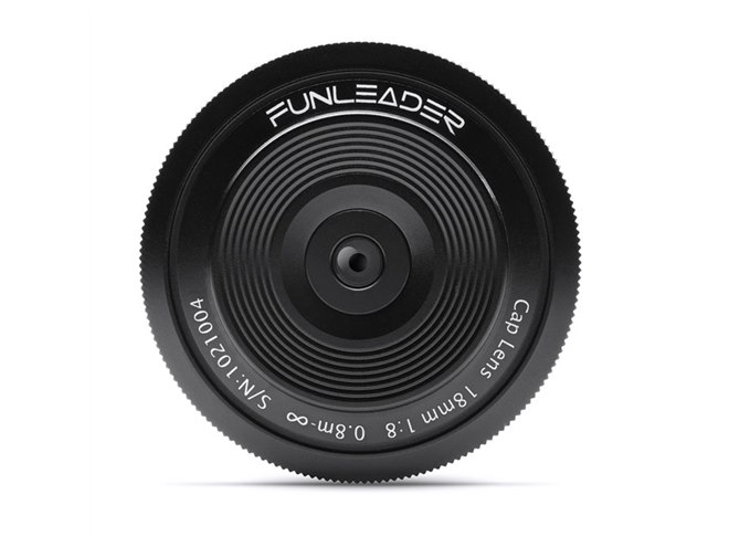 19,800円から、ミラーレス用ボディキャップレンズ「CAPLENS 18mm f/8.0