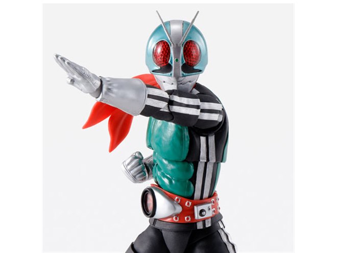 仮面ライダー生誕50周年記念、カラーリングを一新した「新1号