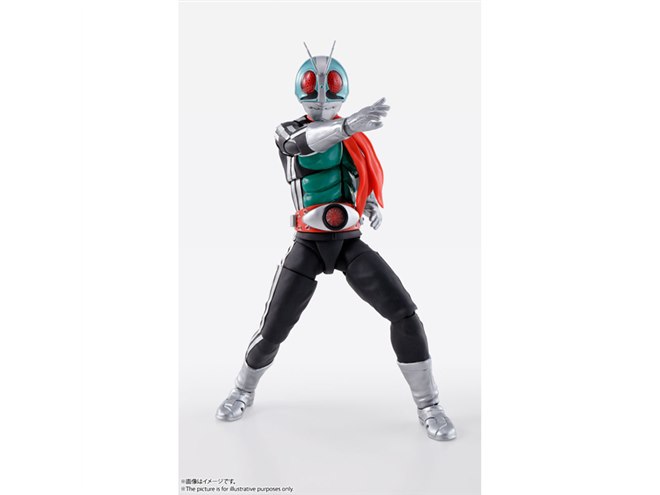 仮面ライダー生誕50周年記念、カラーリングを一新した「新1号