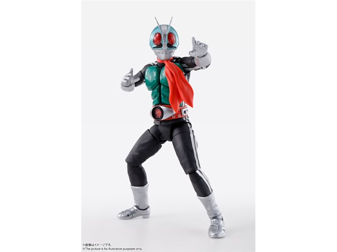 仮面ライダー生誕50周年記念、カラーリングを一新した「新1号