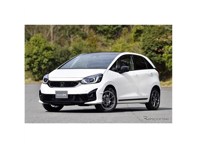 ホンダ フィット 改良新型】モデューロX登場、専用グリル装着でクール