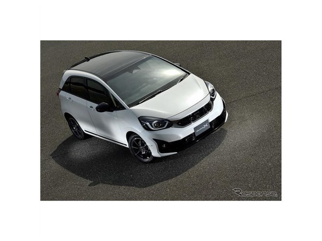 ホンダ フィット 改良新型】モデューロX登場、専用グリル装着でクール