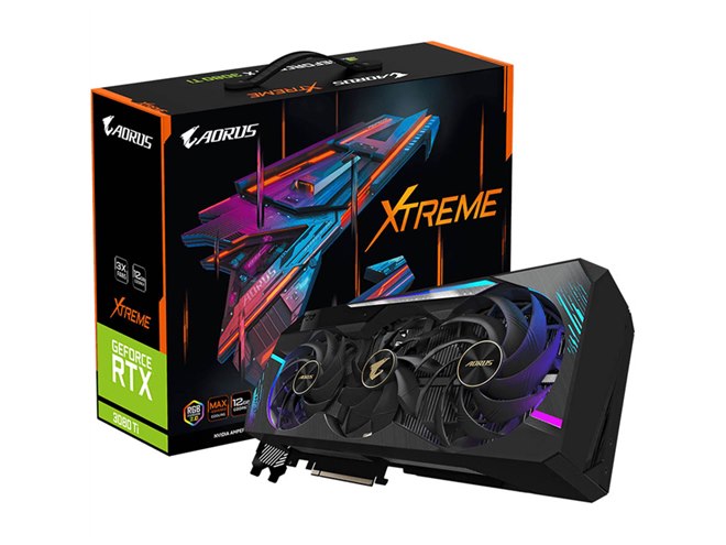 グラフィックボード・グラボ・ビデオカード GIGABYTE GEFORCE RTX 3080Ti GIGABYTE、「GeForce RTX 3080 Ti」搭載のビデオカード4種