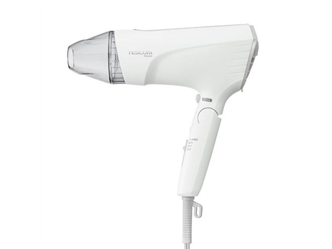 テスコム、プロテクトイオンヘアードライヤー「TID2400」新色ホワイト