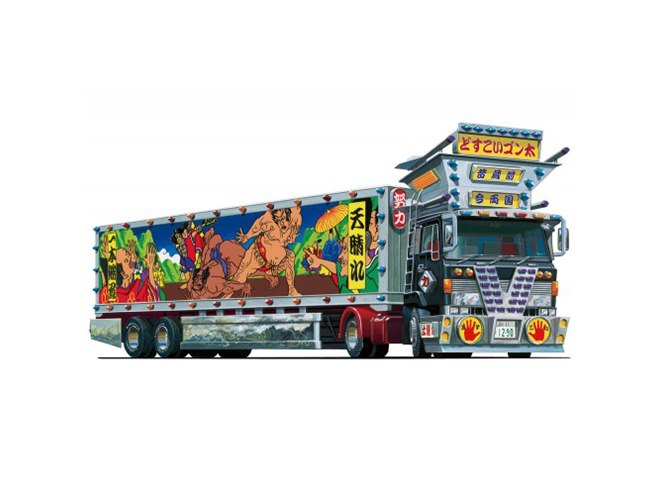 デコトラ入門「1/64 ミニデコNEXT」に大型トレーラ「どすこいゴン太