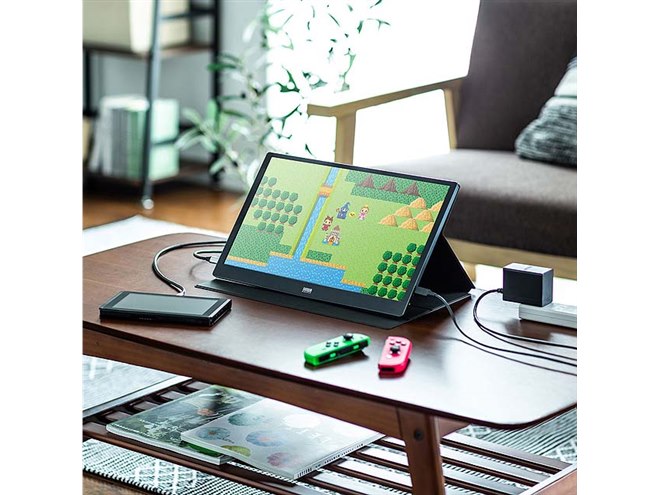 サンワ、USB Type-C接続に対応した15.8型モバイルディスプレイ「DP-03