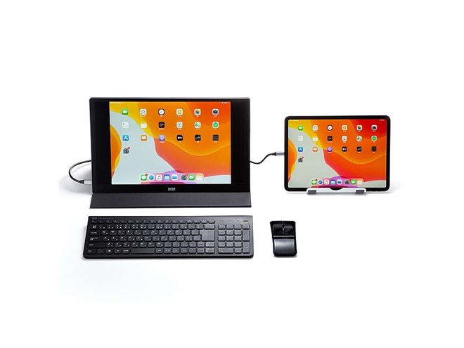 サンワ、USB Type-C接続に対応した15.8型モバイルディスプレイ「DP-03