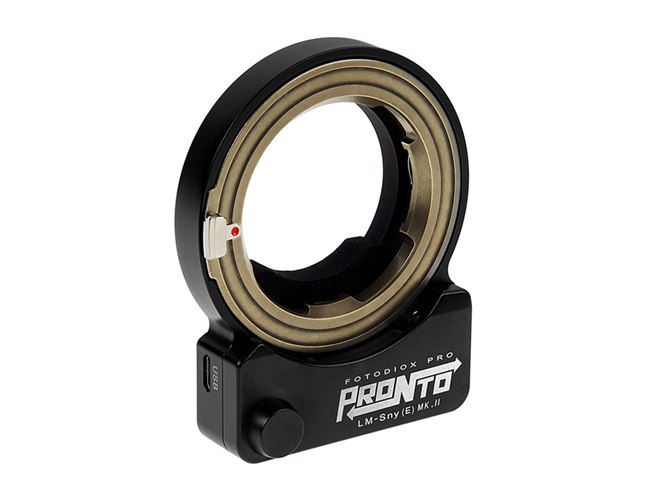 Fotodiox、AF駆動用モーター搭載のライカM→ソニーE変換電子 Fotodiox、AF駆動用モーター搭載のライカM→ソニーE変換電子