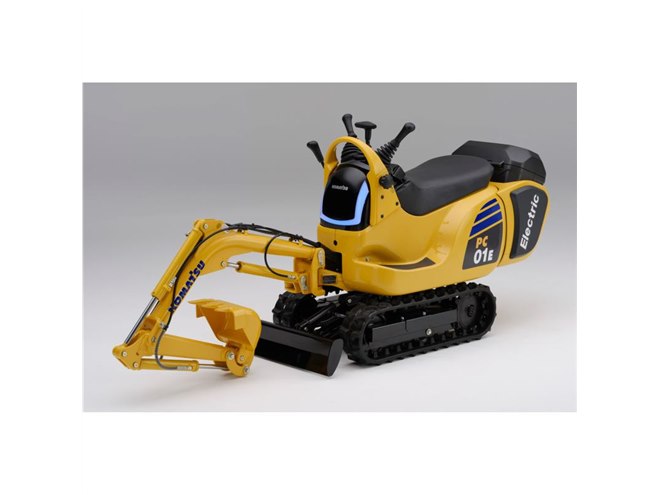 ホンダとコマツが電動パワーショベルを開発 交換式バッテリーを使った