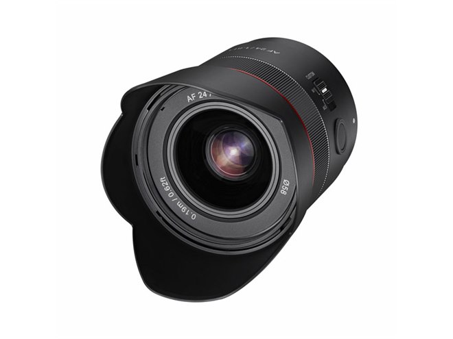 サムヤン、天体写真撮影をサポートするAFレンズ「AF 24mm F1.8 FE