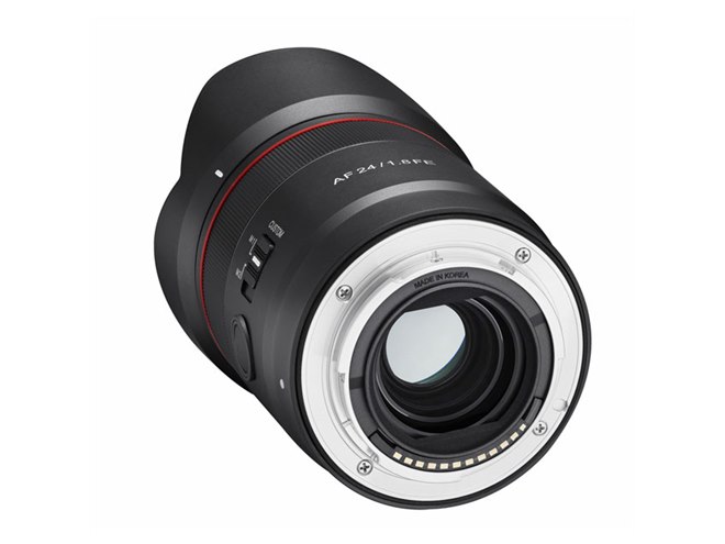 サムヤン、天体写真撮影をサポートするAFレンズ「AF 24mm F1.8 FE