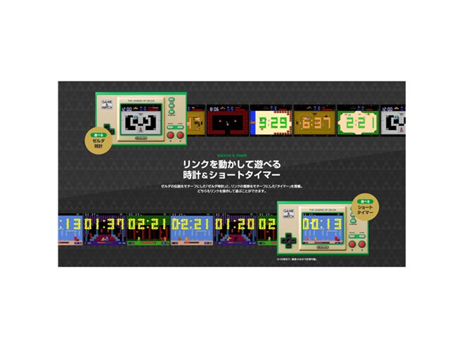 ゲーム&ウォッチ ゼルダの伝説 マリオ 2点セット 任天堂ゲームウォッチ「ゼルダの伝説」「スーパーマリオブラザーズ」2