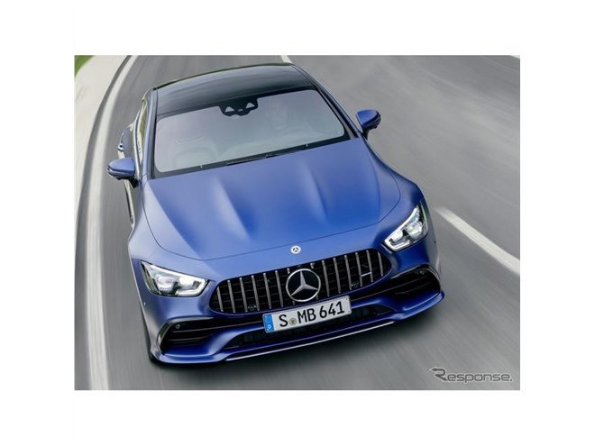 メルセデスAMG GT 4ドアクーペ に2022年型、エアサスを改良…欧州