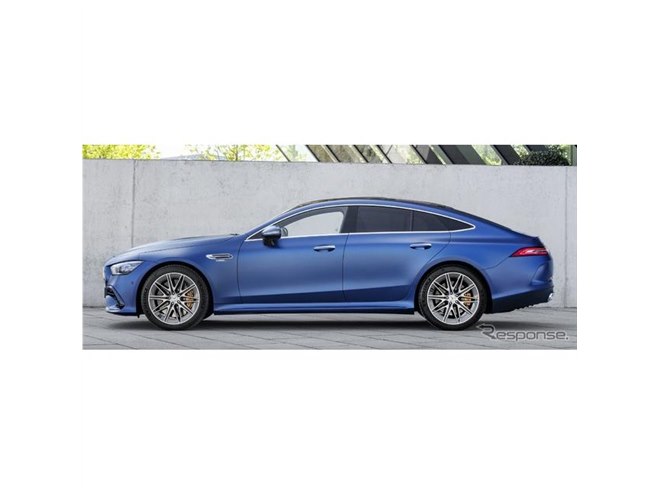 メルセデスAMG GT 4ドアクーペ に2022年型、エアサスを改良…欧州