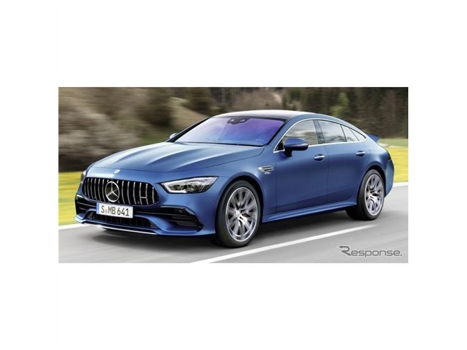 メルセデスAMG GT 4ドアクーペ に2022年型、エアサスを改良…欧州