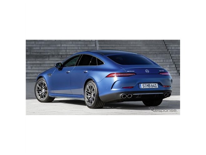 メルセデスAMG GT 4ドアクーペ に2022年型、エアサスを改良…欧州