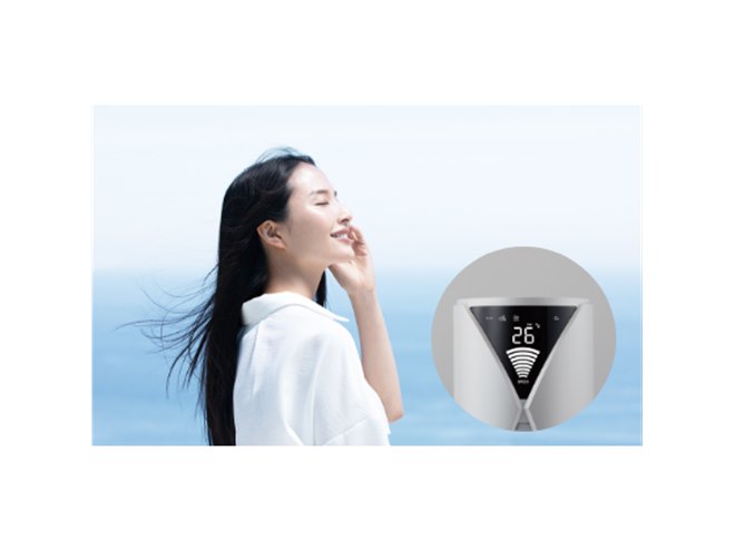Kirala、オゾン空間除菌×涼風のタワー型ハイブリッドファン