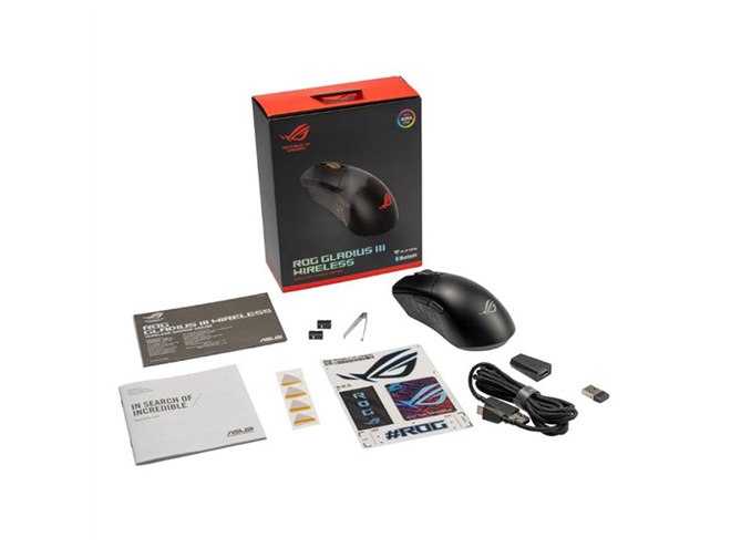 ASUS - ASUSTek ROG Gladius III Wireless 軽量89g Amazon.co.jp: ASUSTek ゲーミングマウス ワイヤレス ROG