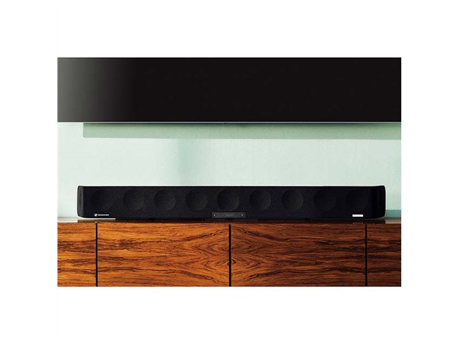 ゼンハイザー、1台で5.1.4chを実現したサウンドバー「AMBEO Soundbar