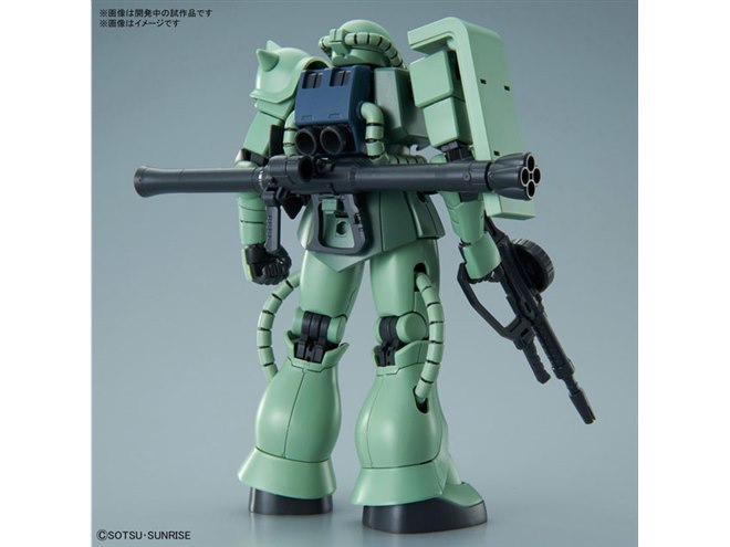 ガンプラ「HG 1/144 ザクII」が12月発売、“アニメの動きを