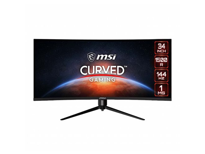 MSI、34型湾曲ゲーミング4K液晶ディスプレイ「Optix MAG342CQR
