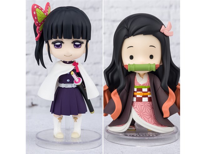 バンダイ、「鬼滅の刃」栗花落カナヲ＆小さな禰豆子のデフォルメ