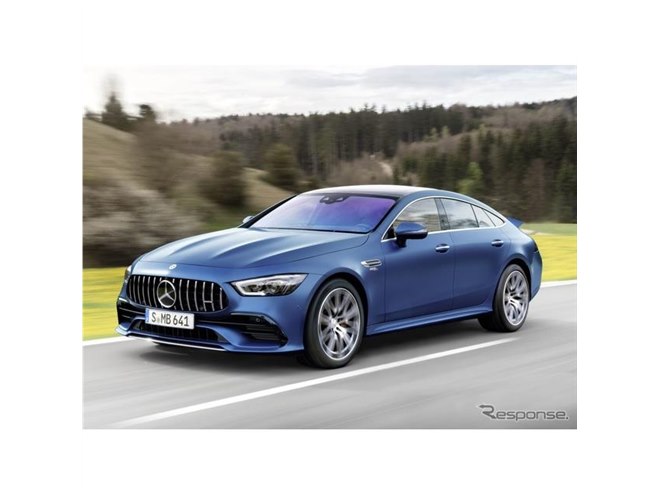 Mercedes-AMG GT S 4ドアクーペ ブリリアントブルー 1:18