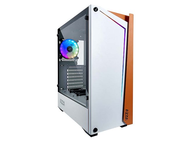 AZZA、強化ガラスを採用したミドルタワーケース「APOLLO 430 WHITE