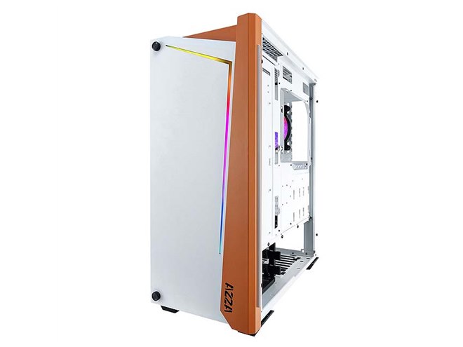 AZZA、強化ガラスを採用したミドルタワーケース「APOLLO 430 WHITE