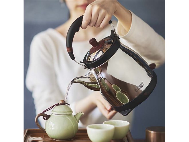 ラッセルホブス、ジャパニーズモダンな電気ケトル「ケトル 藤