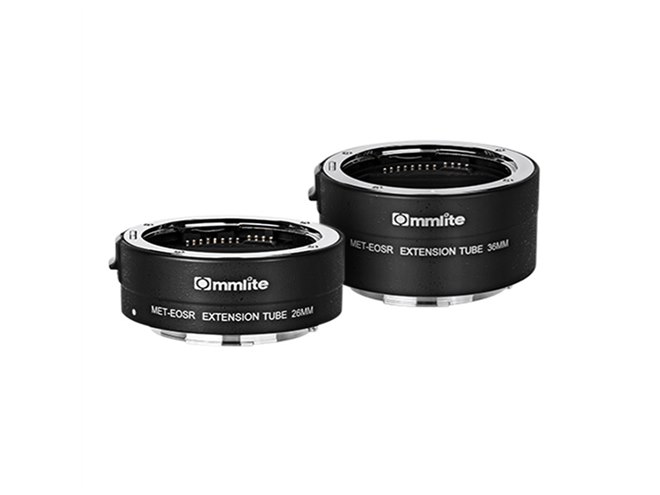 Commlite、キヤノンRF用の電子接点付き接写リング「CM-MET-EOS R Commlite、キヤノンRF用の電子接点付き接写リング「CM-MET-EOS R