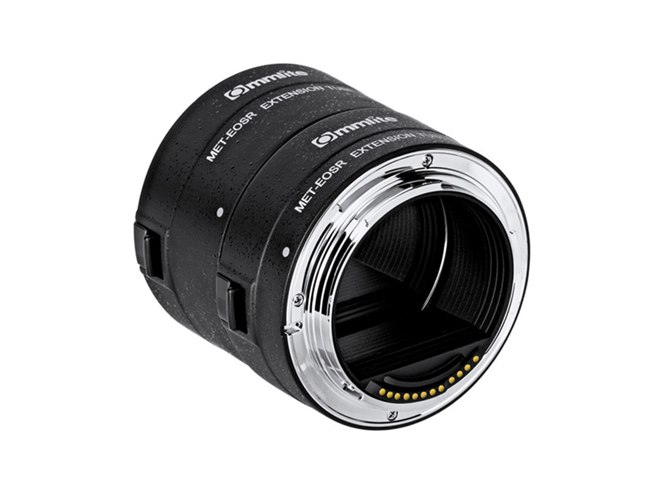 Commlite、キヤノンRF用の電子接点付き接写リング「CM-MET-EOS R Commlite、キヤノンRF用の電子接点付き接写リング「CM-MET-EOS R