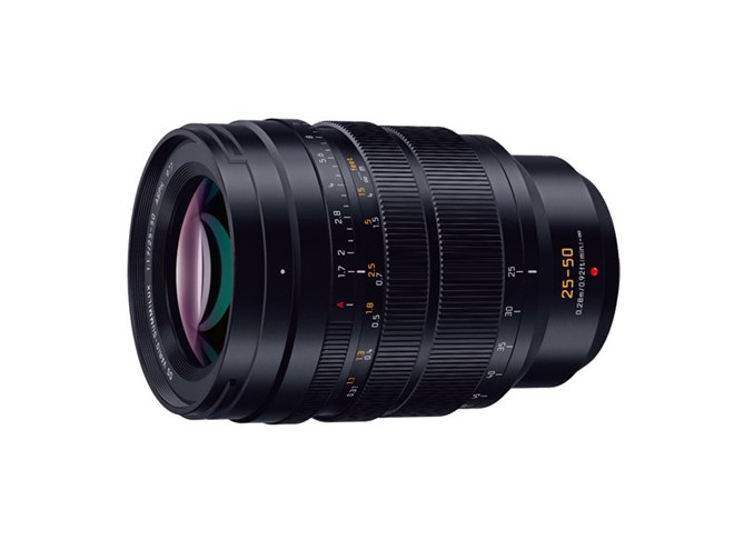 レンズ(ズーム) LEICA DG VARIO-SUMMILUX 25-50mm / F1.7 パナソニック、全域で開放F1.7を実現した望遠ズームレンズ「H-X2550