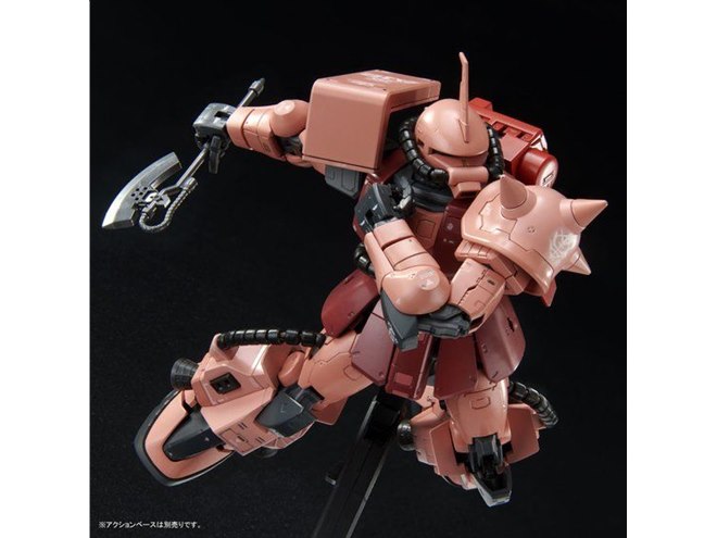 ガンダムビルドリアル」劇中登場のザクIIがRGガンプラ化、シャアピンク