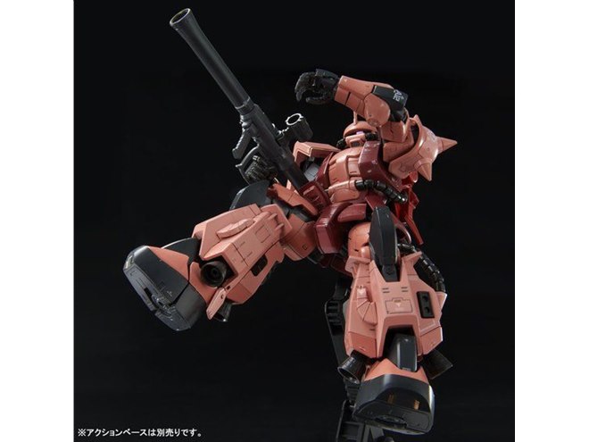 ガンダムビルドリアル」劇中登場のザクIIがRGガンプラ化、シャアピンク