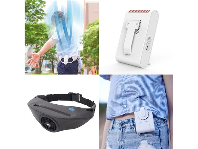 夏の汗ムレよさらば！ 服の中へダイレクトに風を送る“装着型扇風機 