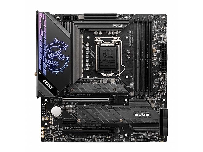 MSI、ゲーミング向けMicro ATXマザー「MPG Z590M GAMING EDGE WIFI