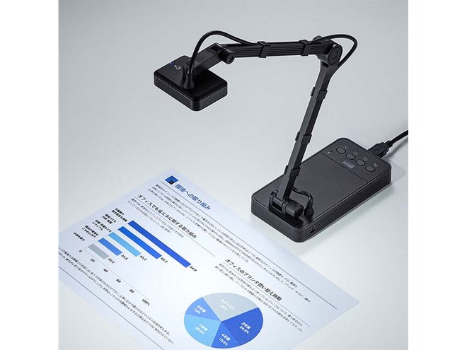 サンワ、HDMI出力機能付きのUSB書画カメラ「CMS-V58BK」 - 価格.com