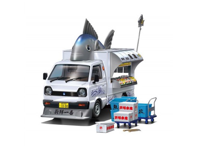 1/24 移動販売」シリーズ第1弾、AOSHIMA「魚屋さん」が10月発売 - 価格.com