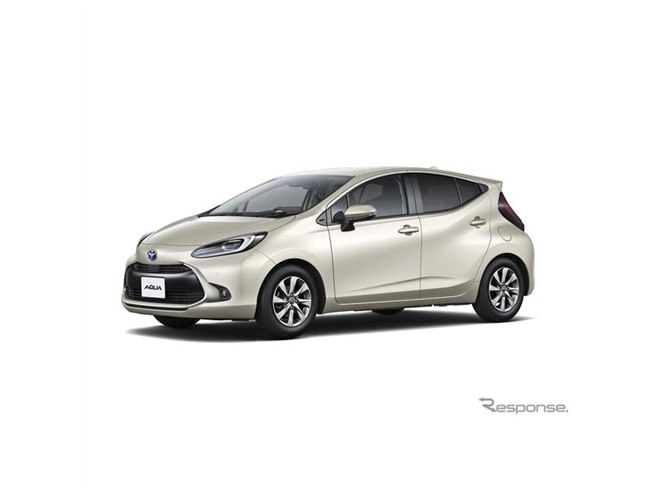 トヨタ アクア 新型】初のフルモデルチェンジ、新電池搭載で35.8km/Lの 