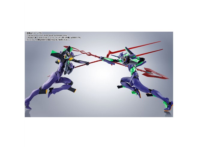 ROBOT魂　エヴァンゲリオン初号機+カシウスの槍（リニューアルカラー） ROBOT魂 エヴァンゲリオン初号機」がリニューアル、カシウスの槍を装備