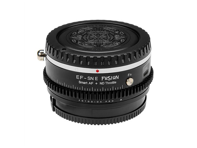 Fotodiox、キヤノンEF→ソニーE変換の可変式NDフィルター内蔵