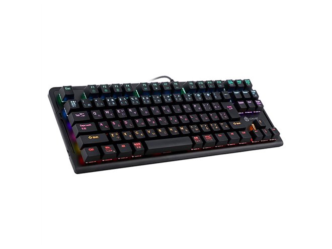 iClever、赤軸・日本語配列・テンキーレスを採用したゲーミング  