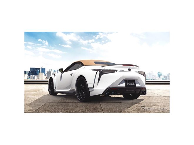 レクサス LCコンバーチブル をカーボンで武装…トムスがコンプリート